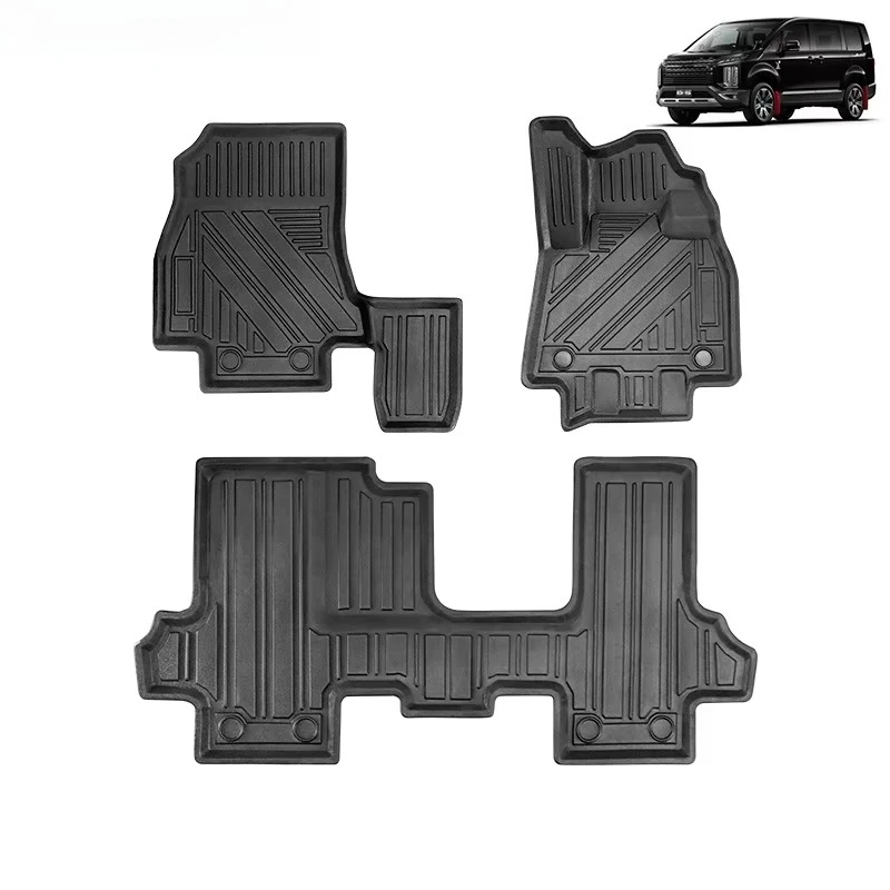 

For Delica D5 RHD TPE Floor Mats | Waterproof Scratch-Resistant Non-Slip Odorless | Custom Fit