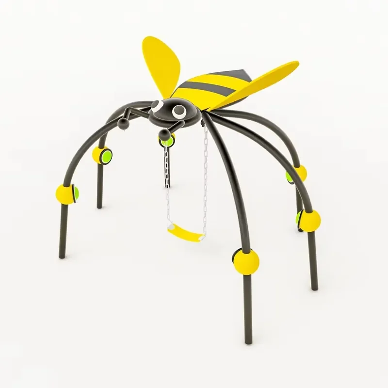 Customized Outdoor Swings for Amusement Parks, Baby Seat Swings for Kindergartens, Children's Net Disc Swings with Metal