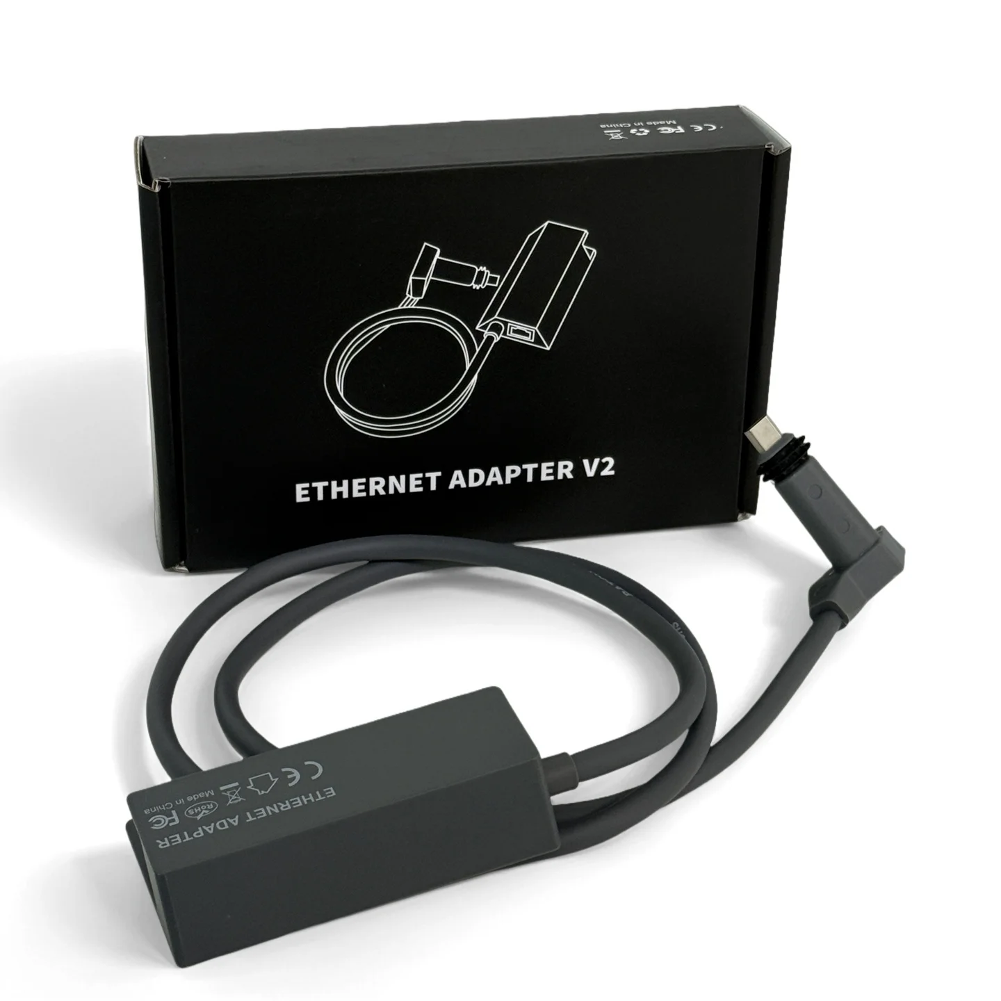 Adaptador Ethernet V2 Powerline Kit para antena parabólica Starlink V2, Internet satelital, adecuado para redes externas con cable.