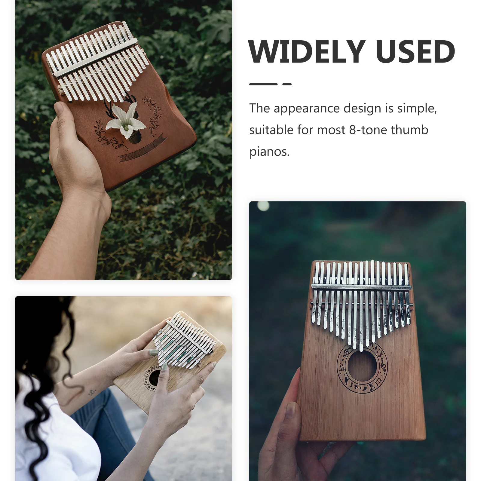 Portable Thumb Piano Case Finger Storage Kalimba Gift for Learners Bag Holder EVA Breathable