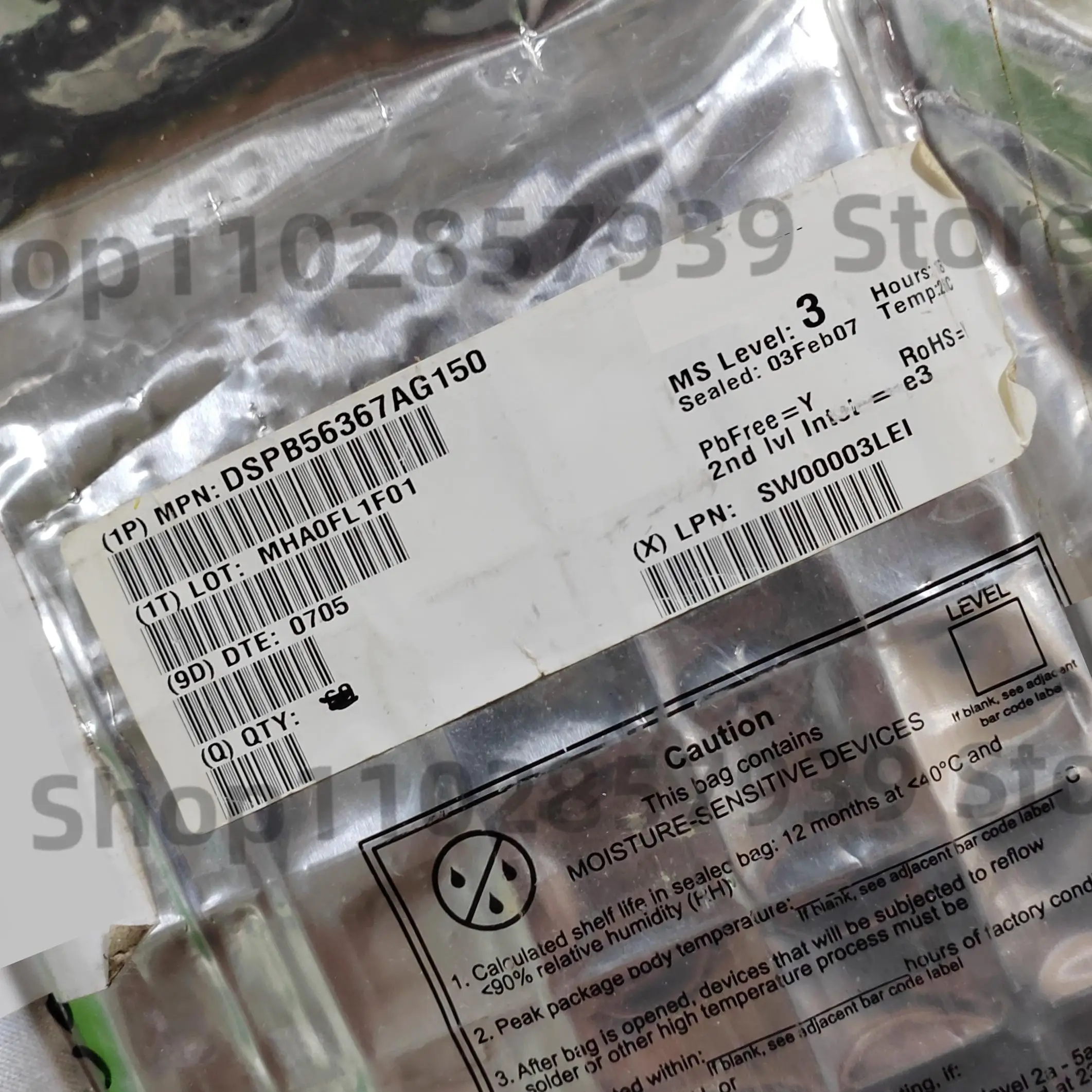 

1 шт./лот DSPB56367AG150 DSP LQFP144 оригинальный цифровой сигнальный процессор