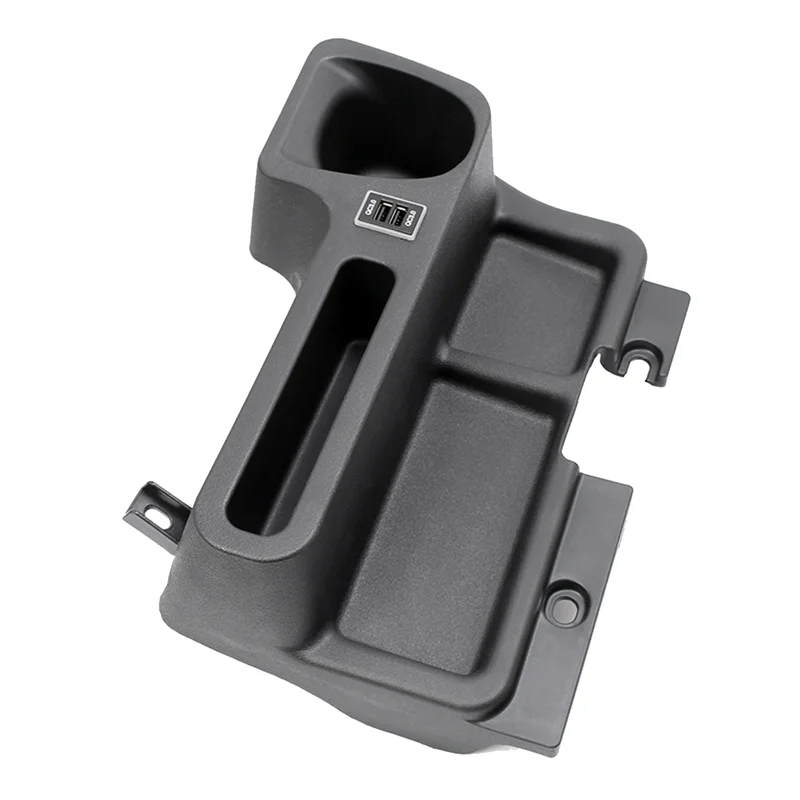 

Trending Car Insert Center Console Storage Box Tray Cup Holder With USB Port For Toyota Land Cruiser LC70 LC71 LC76 LC77 LC79 Re