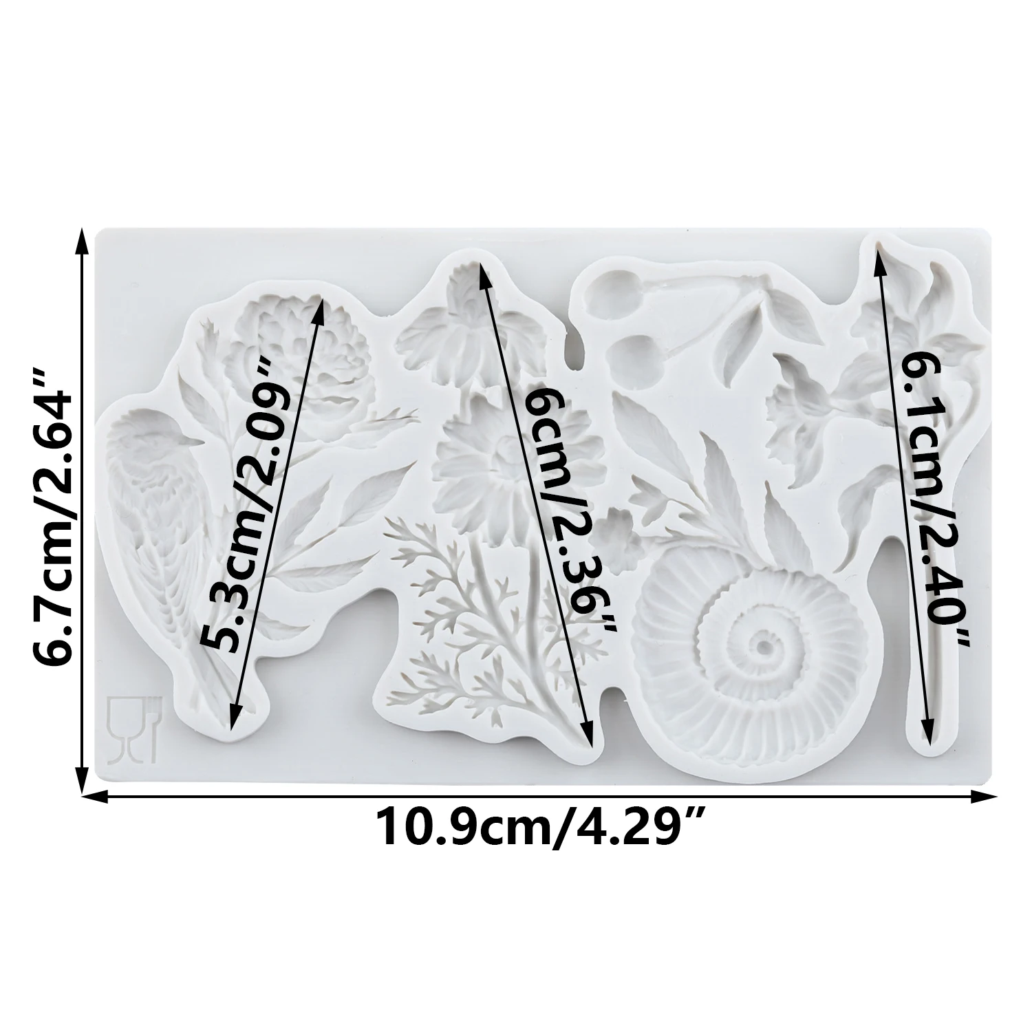 Snail Silicone Molds Bird Fondant Cake Decorating Tools Cupcake Topper Chocolate Candy Sugar Craft Gum Paste Polymer Clay