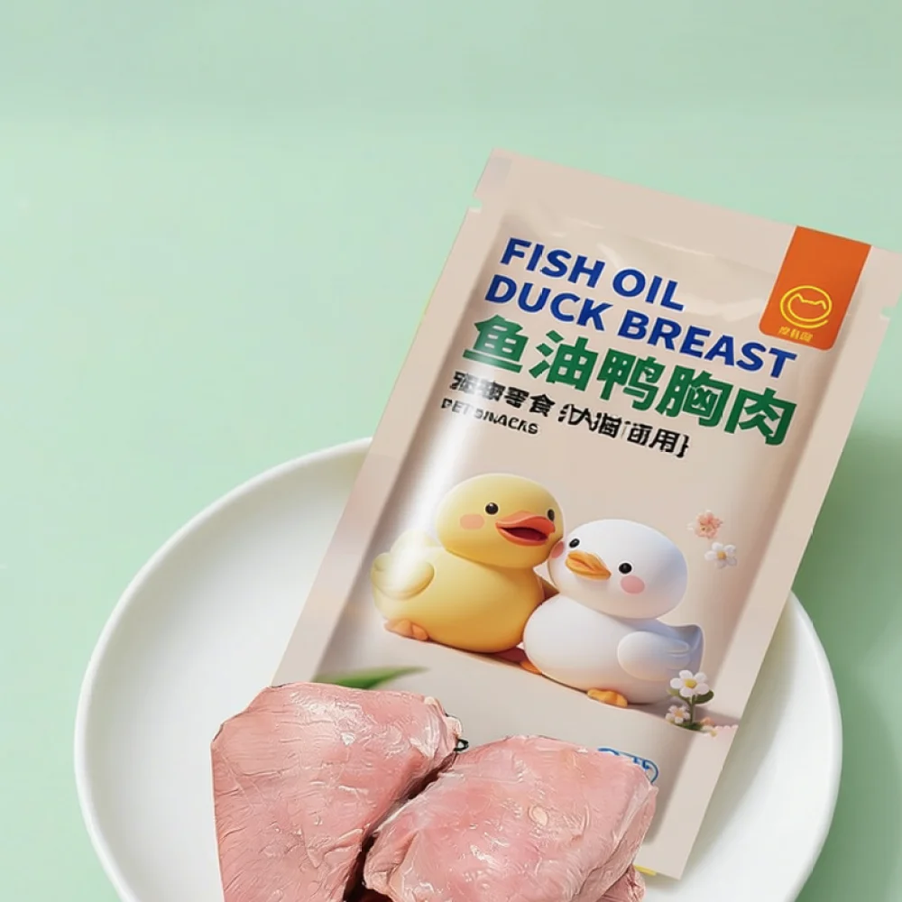 Food Protein Snacks - 총유취안(Chong You Quan) 찐 오리치킨 고양이
