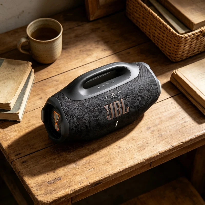 JBL BOOMBOX4 Bluetooth Speaker with Built-In Powerbank and Dustproof Build for Camping