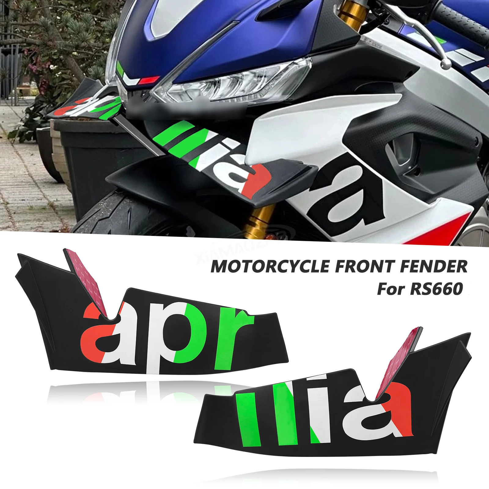 

Аксессуары для мотоциклов RS660, модифицированное фиксированное ветровое крыло, конкурентоспособный ветровой нож, нижняя кожуха для RS660 RS 660 rs660