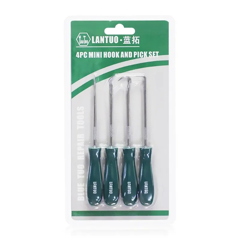 4Pcs Oil Seal Screwdrivers Set Car Auto Vehicle Pick Hooks for Garages General-Plumbers Mechanics Workshop Car Tools