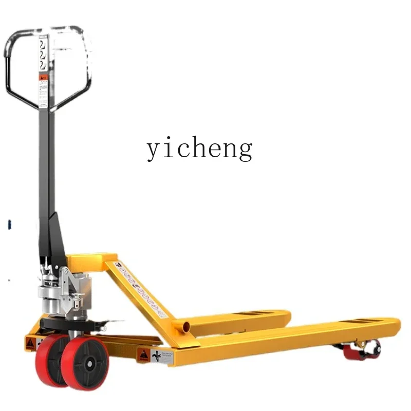 

Ручной вилочный погрузчик для крупного рогатого скота, ручная гидравлическая обработка, вилочный погрузчик 2/3 тонны, 5 тонн, складской высококачественный прицеп