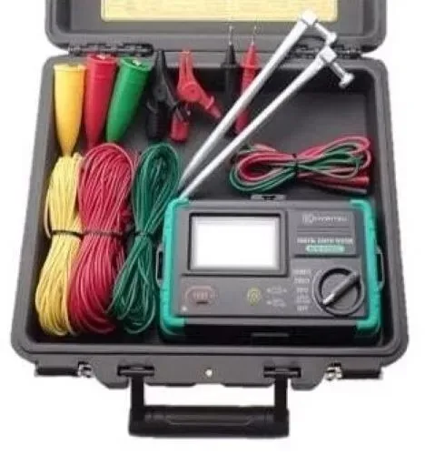 Probadores de tierra digitales KYORITSU 4105DL-H KEW 4105DL-H (caja rígida), versión mejorada de 0-30V 4105AH