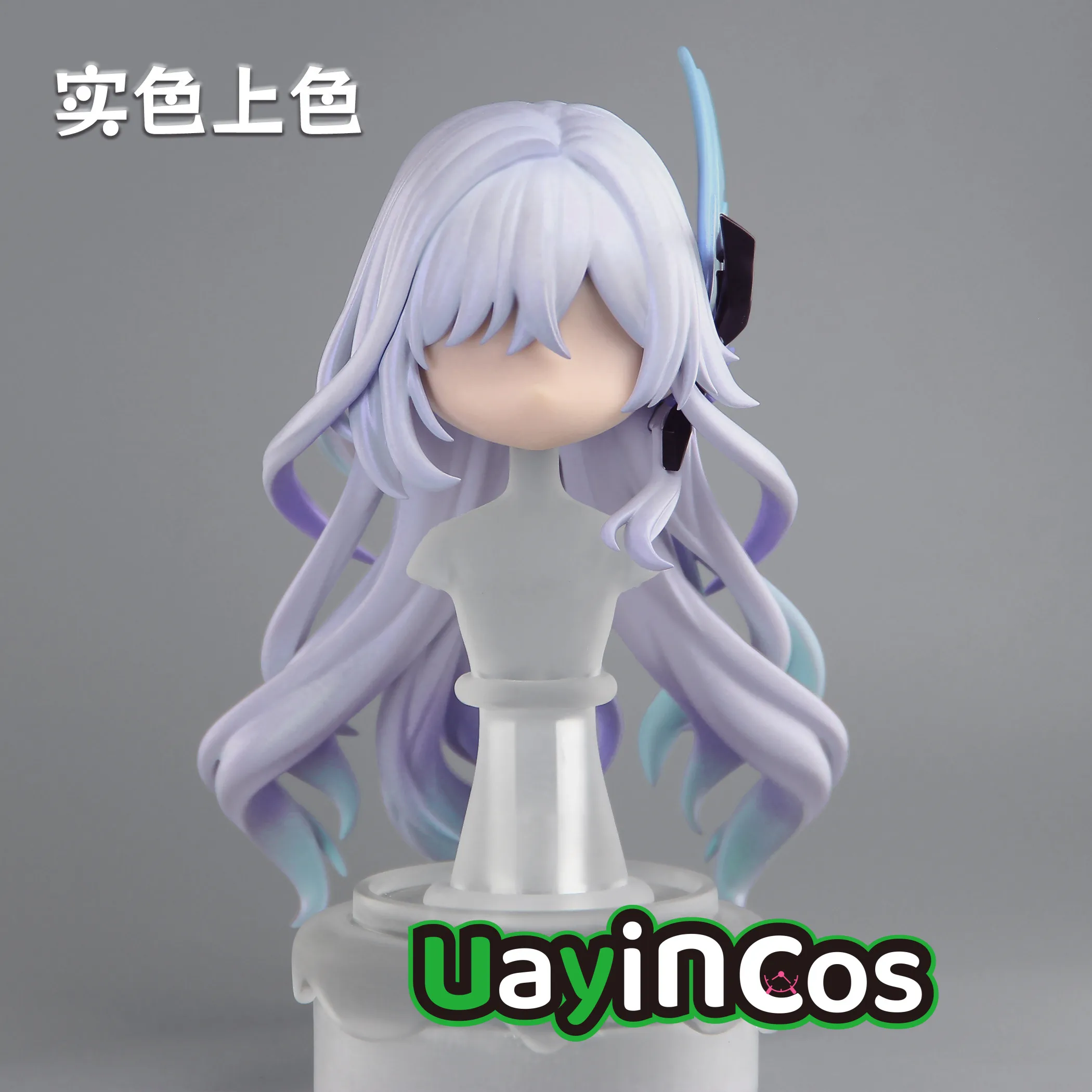 

Genshin Impact Skirk Handmade OB11 OB22 GSC Hair Detachable Hair Shell Wig Faceplates BJD Doll Accessories Game Anime Figure Toy