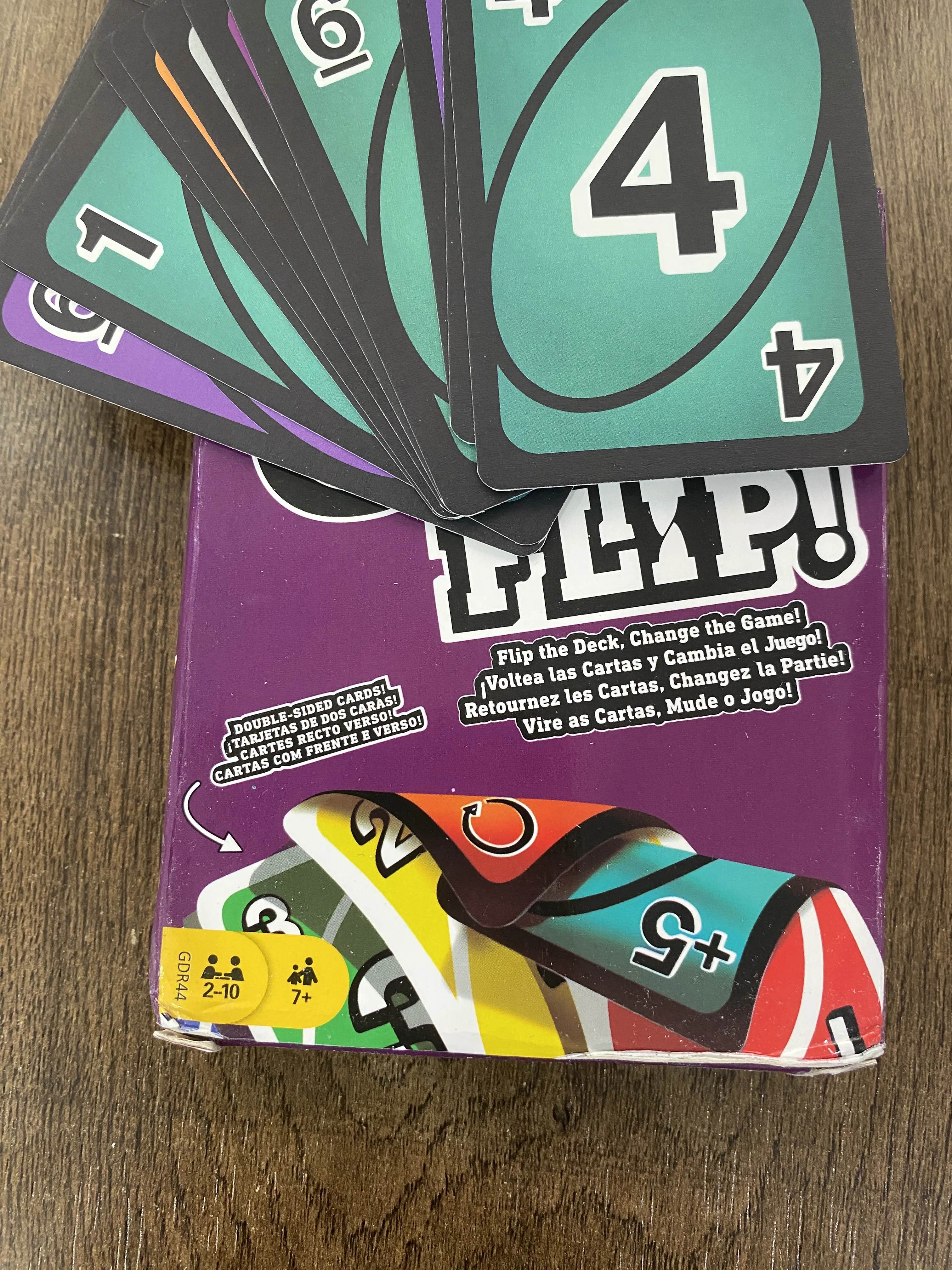 FLIP! Juegos de Mesa, Cartas, Juego de Mesa de Combinación de Cartas, Juego de Mesa Familiar Multijugador, Juego de Mesa Divertido para Amigos, Entretenimiento, Póquer