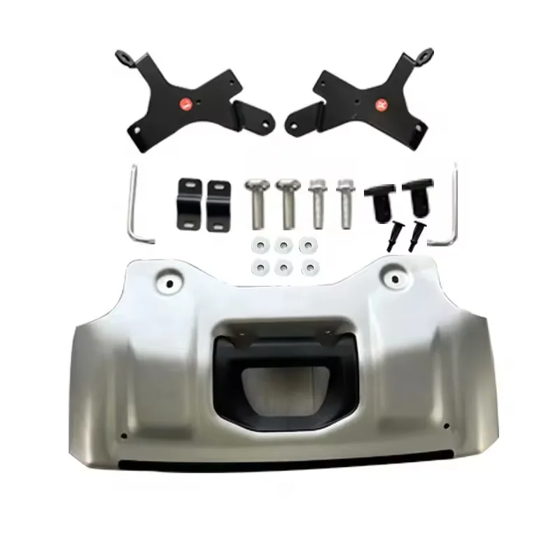 

Высококачественные серебряные песочные передние защитные клапаны прицепа, нижние защитные ограждения бампера для Land Rover Defender 90 110 130 2020 + защитные пластины