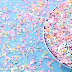 10g 3mm Heart Shaped Sequins PVC Loose Sequins Crafts Sequins Confetti Sequins Nail Art DIY Wedding Party Makeup Decoration Sequ