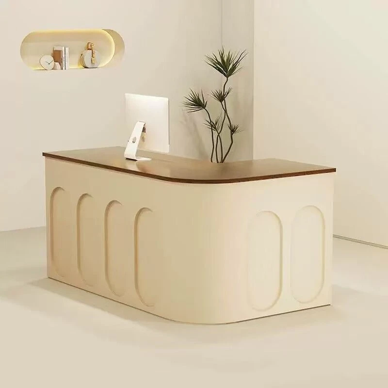 Corner bar reception counter Beauty salon Clothing store Commercial store reception counter Company front escrivaninha Furniture