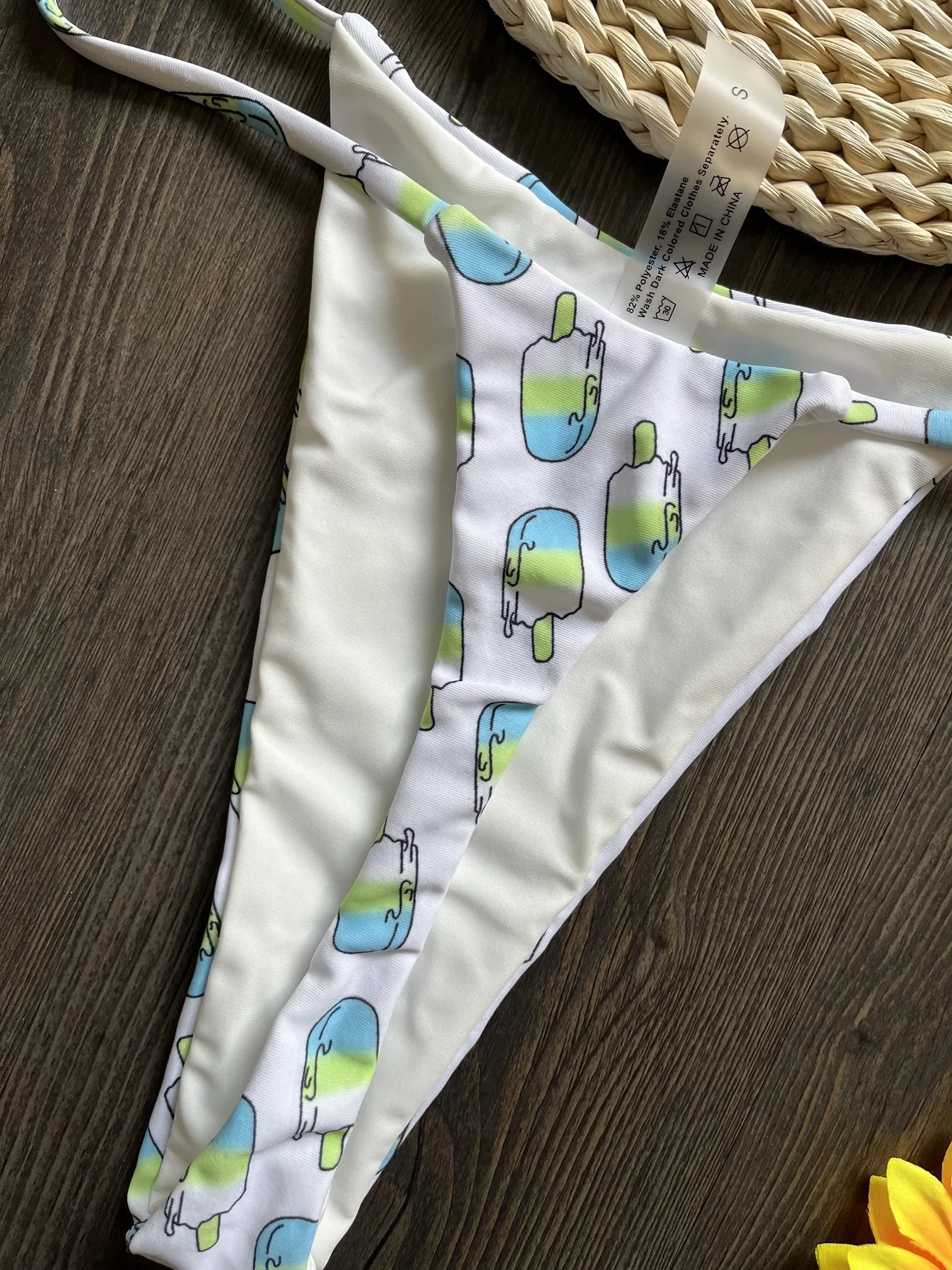 Sexy Triangle Chains Bikini Sets Micro Thongs Swimsuit Women Bathing Suit Biquini Bandage Beachwear Print Swimwear Thong Bikini