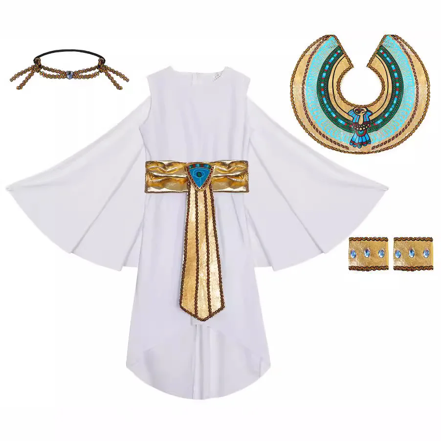 Halloween Egyptian Pharaoh costume children's role-playing cos costume suit skirt - view 5