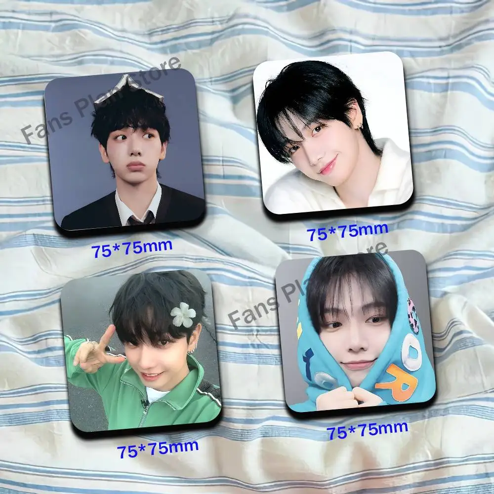 Singer M-Myung J-Jaehyun Cute Cartoon Anime Refrigerator Magnets Soft Magnetic Heat Transfer Refrigerator Magnets Gift