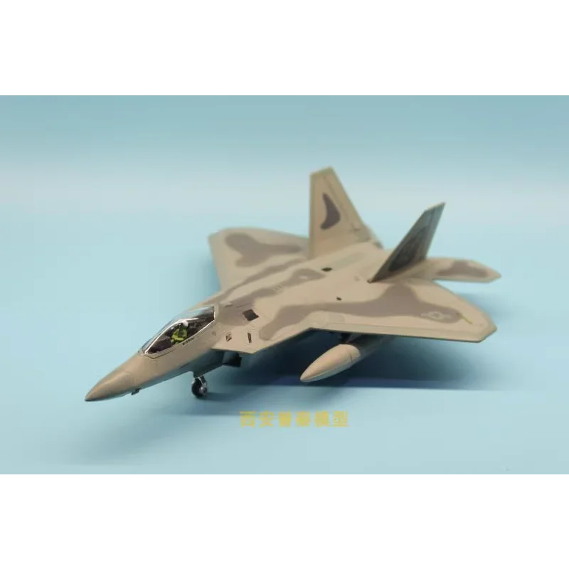 

Diecast 1/100 Scale American F22 Raptor Stealth Fighter Alloy Aircraft Model Collectible Toy Gift Souvenir Display Ornament