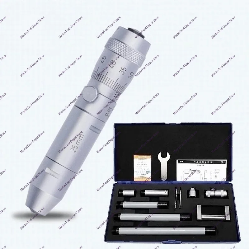 Inner Diameter Micrometer 50-63/75/100mm 50-600/1000/1500mm Industrial Quality Tool Micron 0.01mm Inner Diameter Micrometer