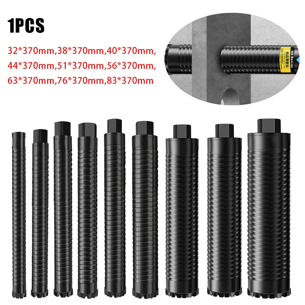 Broca de núcleo de diamante profesional, sierra de agujero de hormigón de pared, abridor de mampostería de granito de mármol, herramientas de