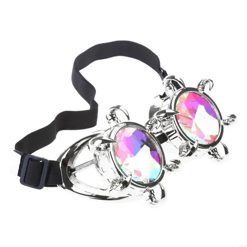 

P88A Gothic Punk Sunglasses Goggles Cosplay Steampunk Goggles Eyewear for Men Womens