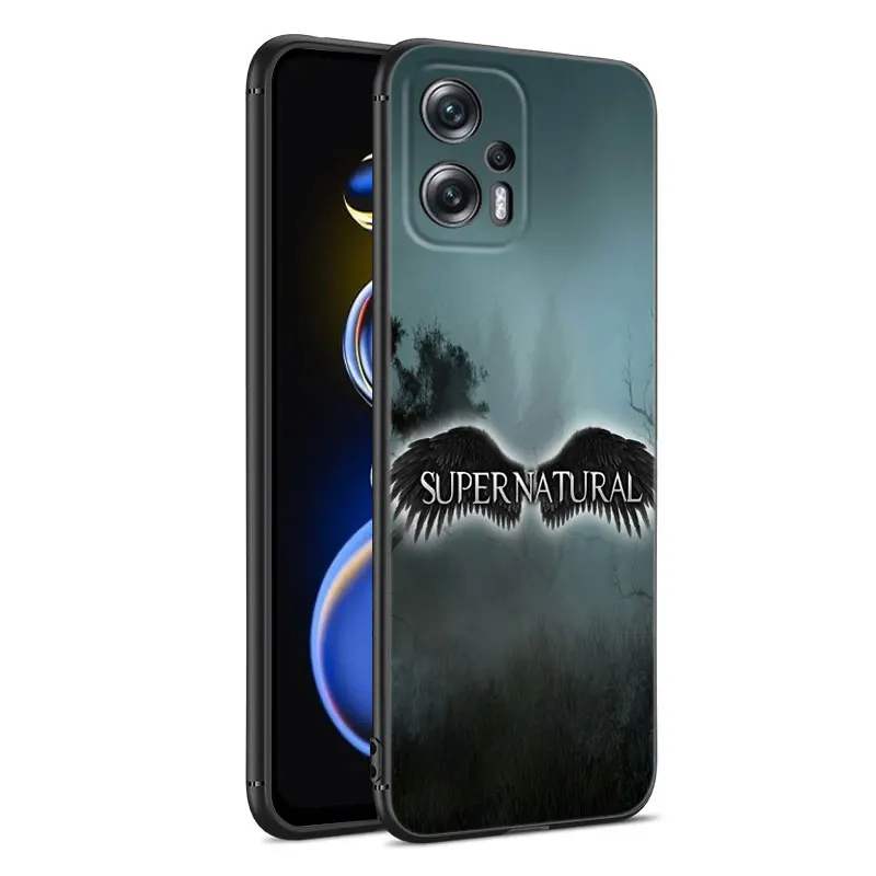 Supernatural SPN Dean Sam Black Silicone Phone Case For Xiaomi POCO X3 X4 NFC F5 M3 M4 M6 X5 X6 Pro F3 F4 GT 5G C55 C65 M5