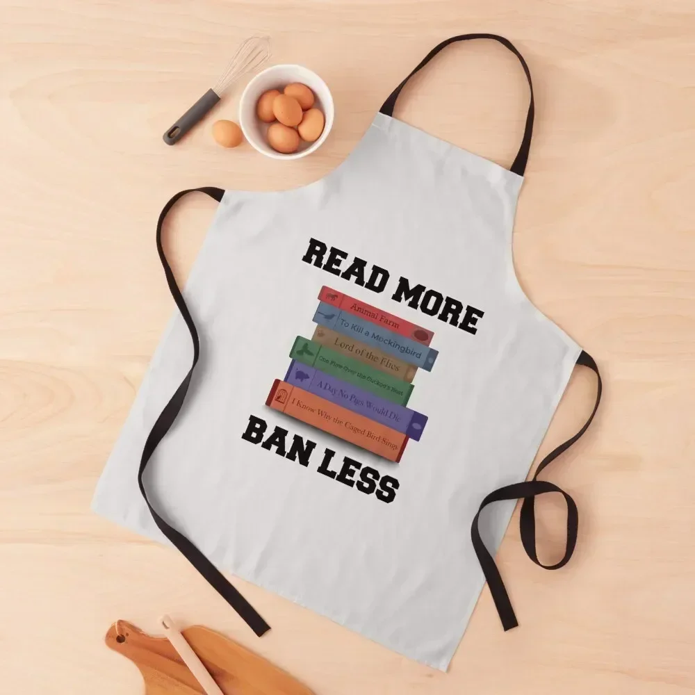 

Read More, Ban Less (animals in title version) Apron Kitchen Handle For Women Chef Accessory professional hairdresser Apron