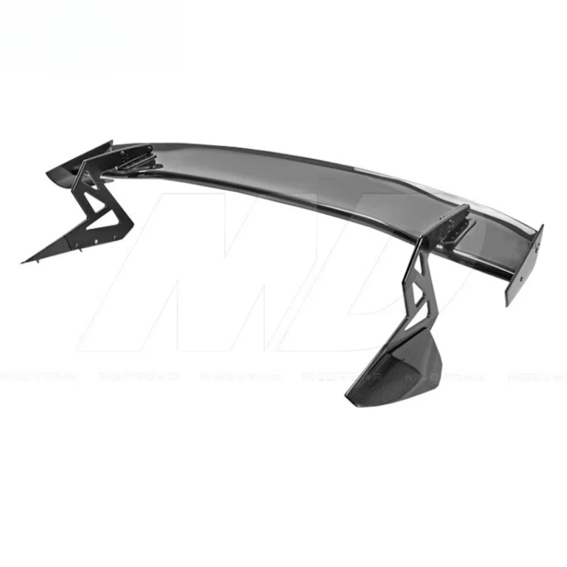 سبويلر خلفي من ألياف الكربون على طراز ملعقة لسيارة Honda Civic Type-R Fk7 Fk8 #4