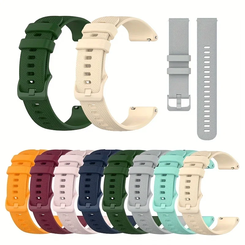 Silicone Band For Samsung Galaxy Watch 7/6/5/pro/4/Classic/active 2 47-44mm 20mm/22mm sport bracelet huawei gt 18mm watch strap