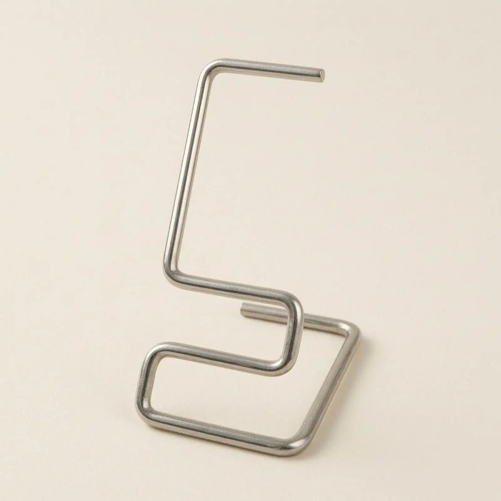 Watch Holder Stand with Curved Support Metal Accessory Display Rack for Shelf or Counter