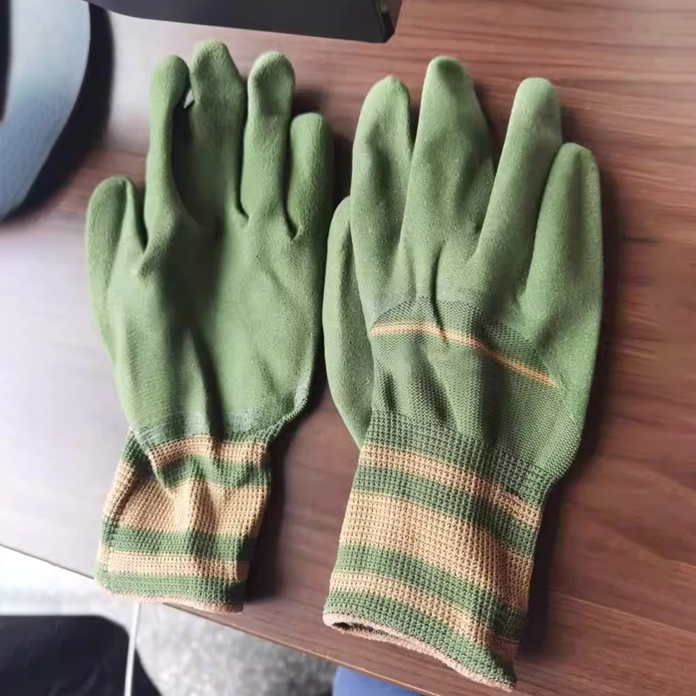 3-1 paar duurzame veiligheidshandschoenen antislip slijtvaste ESD-bescherming ademend doornbestendige tuinhandschoenen voor houtbewerking