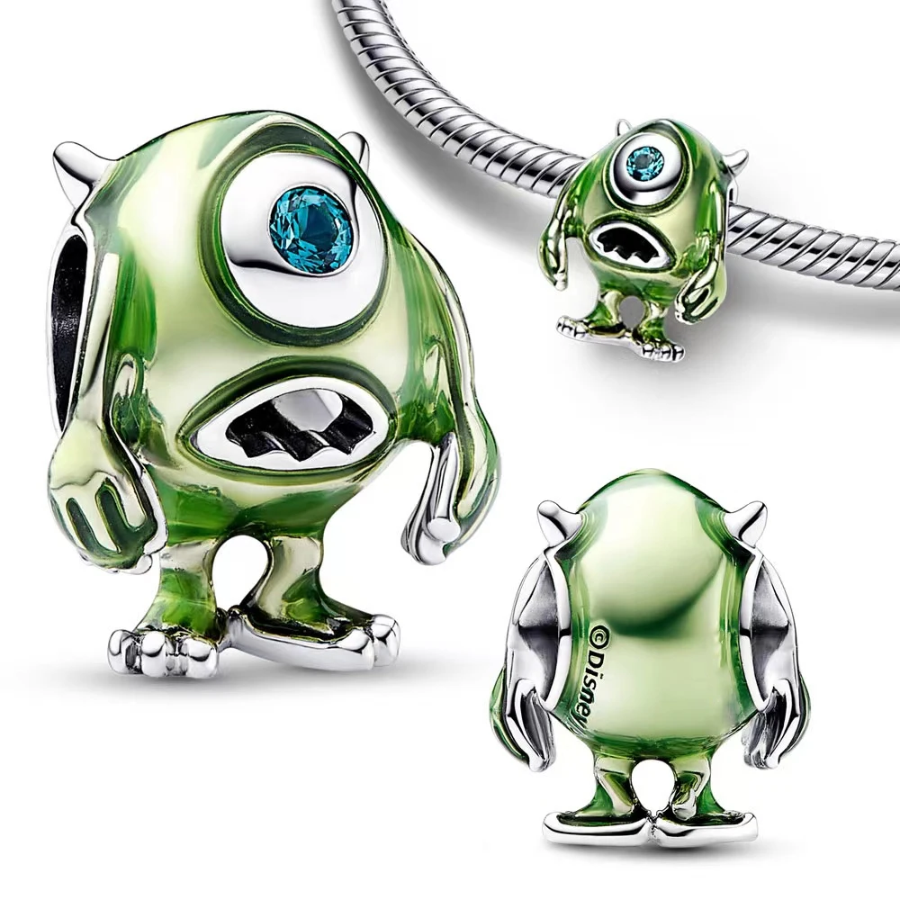 925 فضة الخرز Miniso ميني ماوس بيكسار كوكو ميغيل دانتي الجمجمة سحر صالح الإسورة أساور DIY عيد الميلاد عيد الميلاد