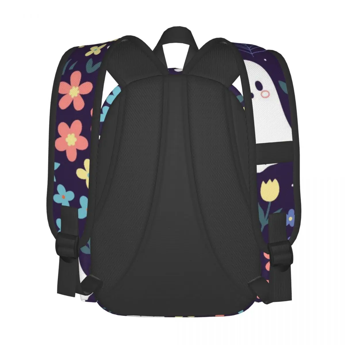 Pumpkin Ghost Pattern Halloween Large Capacity Student Bookbag Casual Fashion Backpack Schoolbag Lightweight Travel Bag