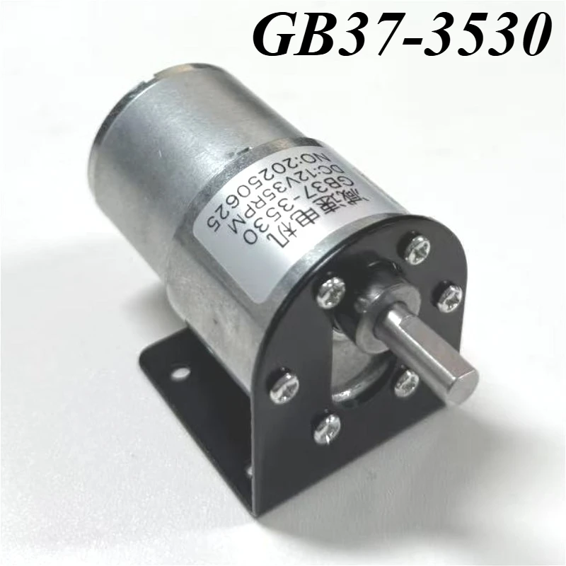 1 шт. GB37-3530 DC 12 В 24 В мотор-редуктор небольшой двигатель с регулировкой скорости медленная скорость низкая скорость большой крутящий момент 7-600 об/мин 1 шт. GB37-3530 DC 12 В 24 В мотор-редуктор небольшой двигатель с регулировкой скорости медленная скорость низкая скорость большой крутящий момент 7-600 об/мин