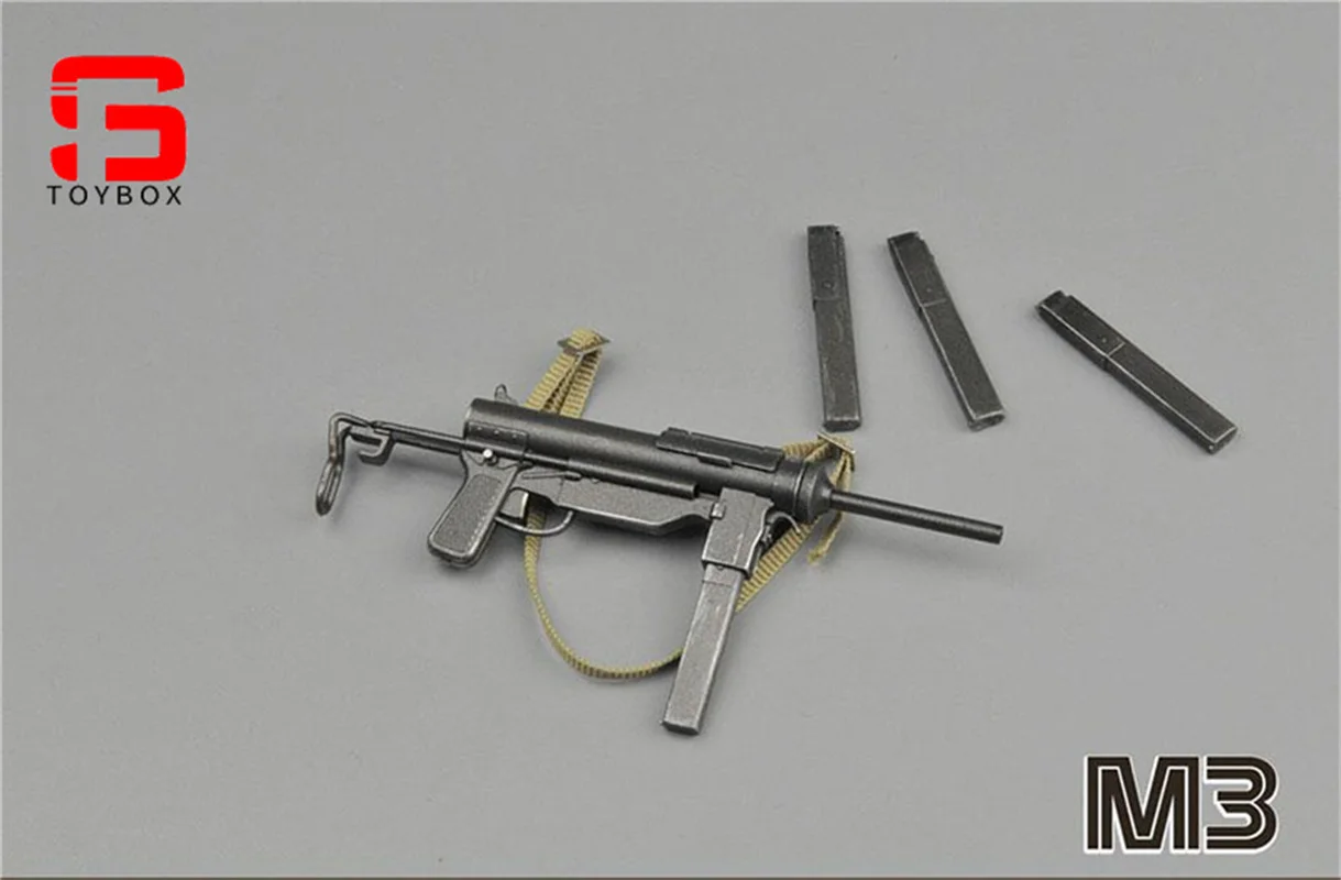 ZYTOYS ZY2003 ZY2004 ZY2005 1/6 Solider Accessory WWII US Army Machine Gun M3 BREN M1918 Mini Weapon for 12'' Action Figure