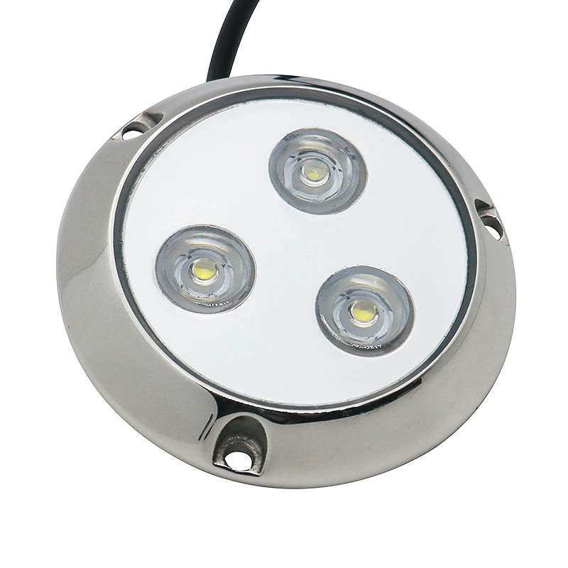 DY-UDR70 Surface Mounted 9W 30W RGB RGBW IP68 Night Ocean Ship Submarine Boat Transom Underwater LED Yacht Lights