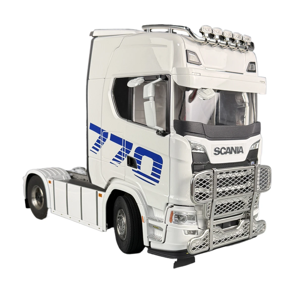 

Front Bumper Bullpen Guard Bar for Tamiya 1/14 RC Truck Scania 770s Metal Animal Fence 1:14 Tractor Trailer DIY Parts