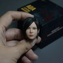 MTTOYS015 1/6 Female Soldier Ada Wong Head Carving Model Toy Accessories Fit 12'' Action Figure Body In Stock