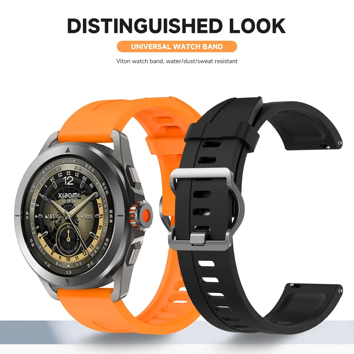 سوار من السيليكون لساعة سامسونج جالاكسي ، سوار معصم مريح لساعة اليد من شركة سامسونج s3 ، وgtr ، و 22 ، و 46