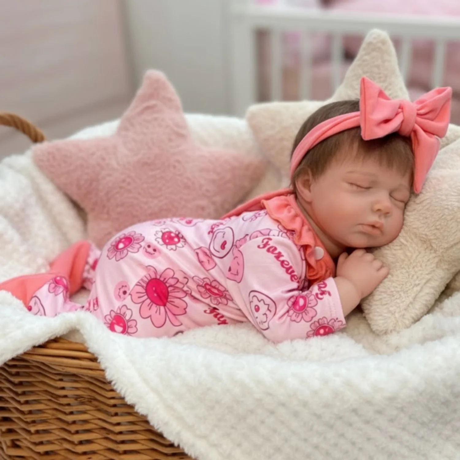 

AnjoDoll 45cm Open Mouth Girl&Boy Loulou Full Solid Silicone Reborn Doll Painted Silicone Doll With Rooted Hair Boneca Reborn