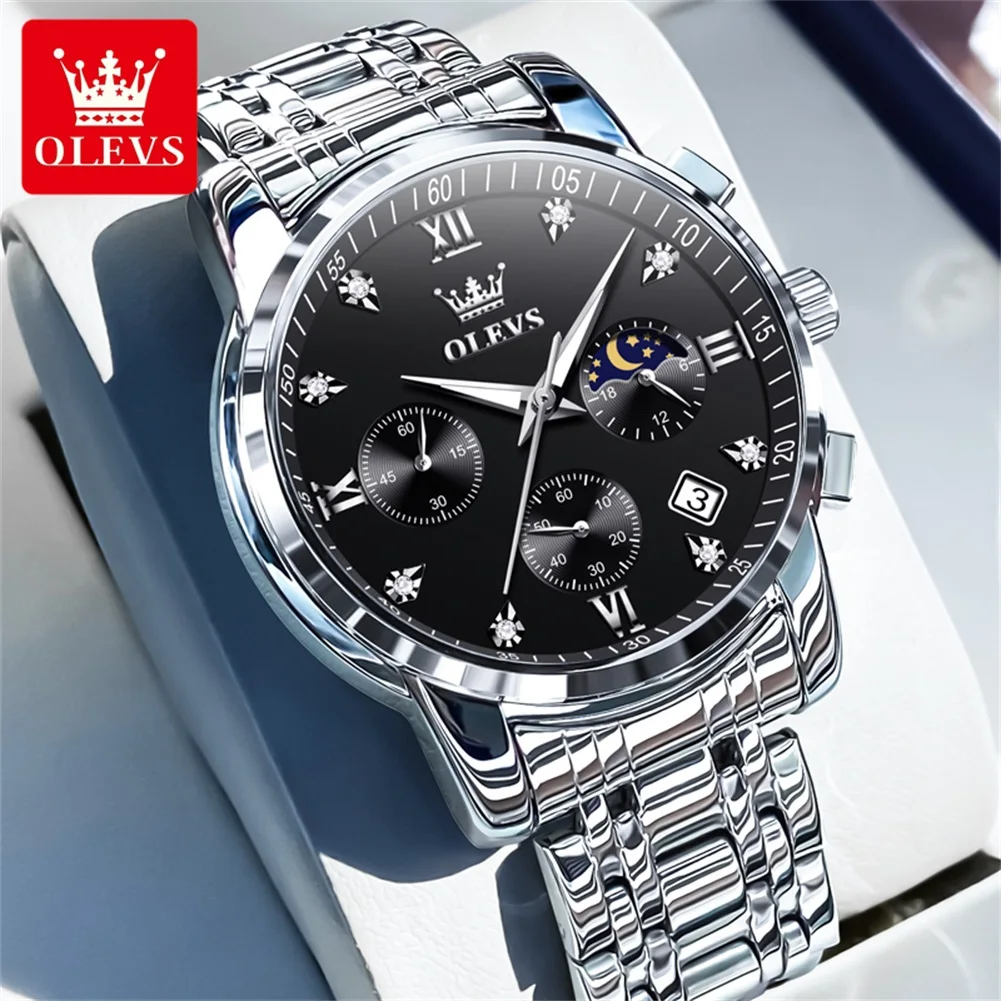 Men's Classic Three Eye Chronograph Watch
