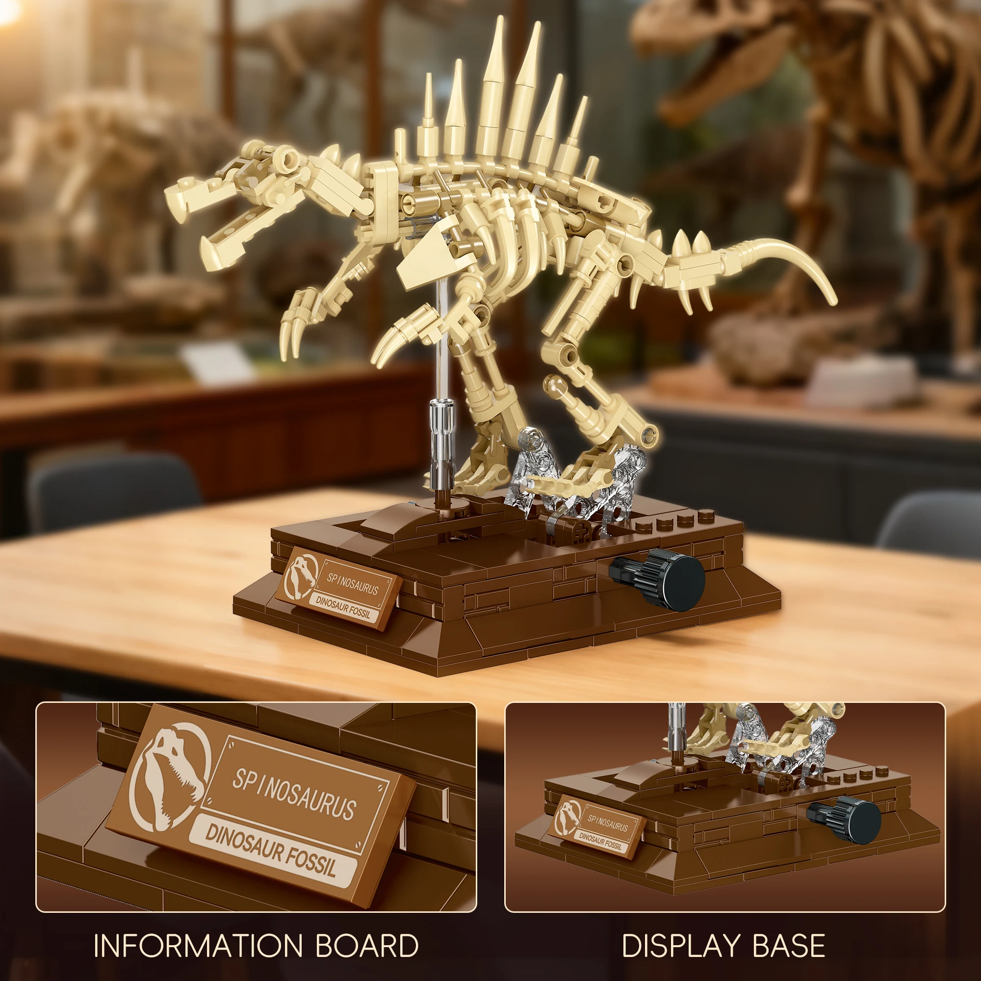 Jurassic Dinosaur Skeleton MOC - đánh giá và giá Kids Toys Dinosaur