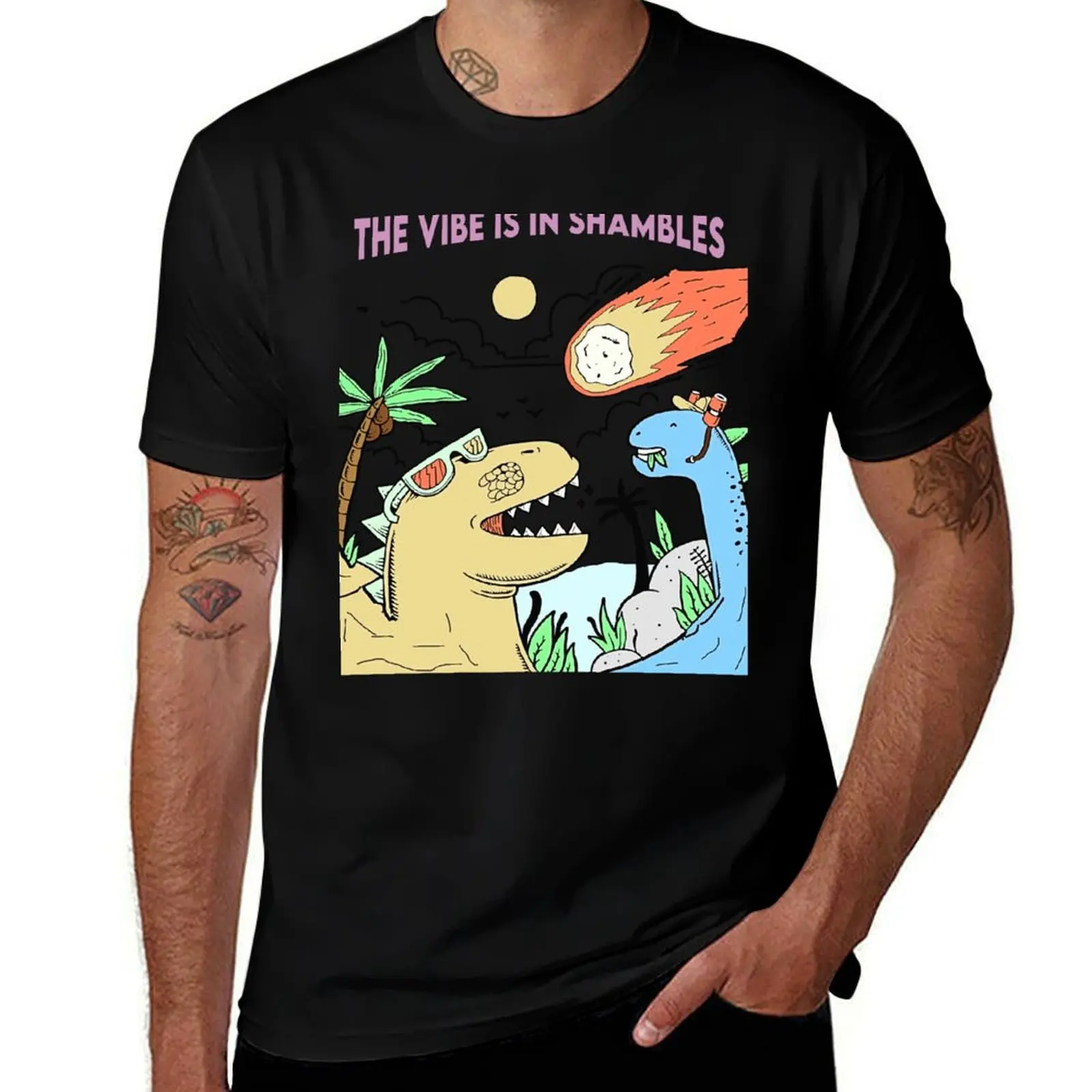 

The Vibe Is In Shambles T-Shirt t shirt for man anime t shirts oversize t shirts for man graphic vintage T-Shirt