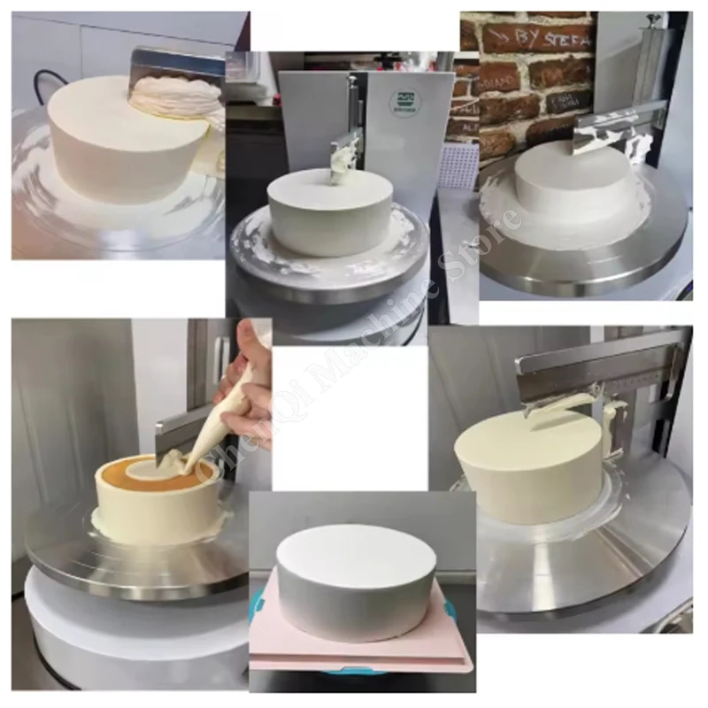Cake Spreading Machine Smeermachine Plakmachine Verjaardagstaart Bakapparatuur Automatische Crème Smoothing Machine