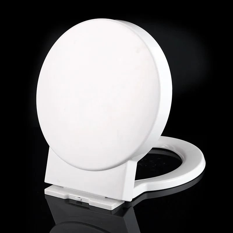 Large O-shaped large round toilet 39cm old-fashioned positive circle,slowly lowering silent thickening PP toilet cover universal