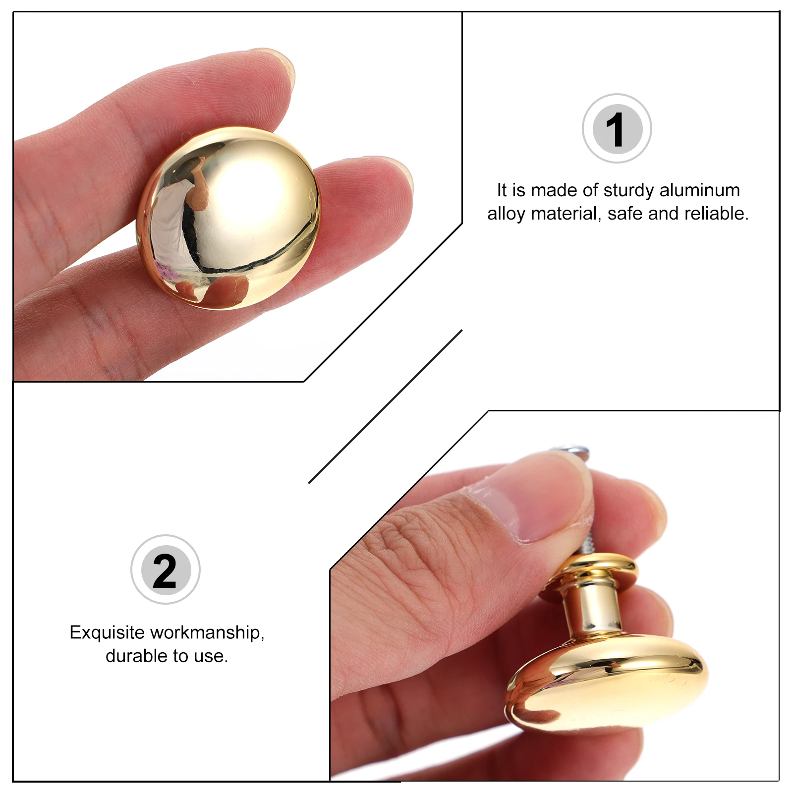 

6 Pcs Cabinet Door Handle Cabinets Handles for Kitchen Pull Cupboard Aluminum Alloy