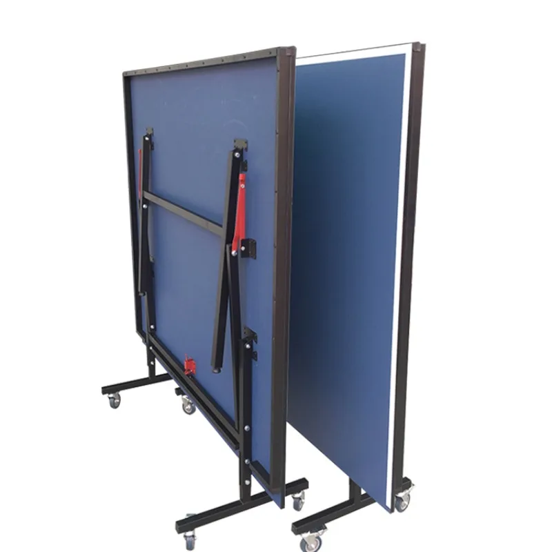 Table Tennis Table Foldable Ping Pong Game Set Single Player Playback Mode Ping Pong Table with Net and Post Set