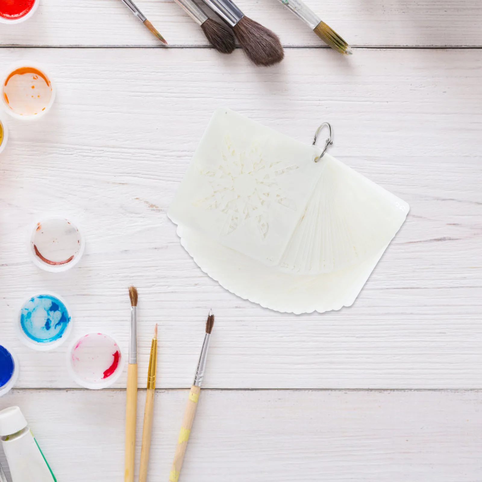 مجموعة واحدة من استنسل ماندالا لطلاء قوالب تصميم الزهور المعقدة DIY ديكور جدران المنزل المشاريع الحرفية على أسطح متعددة