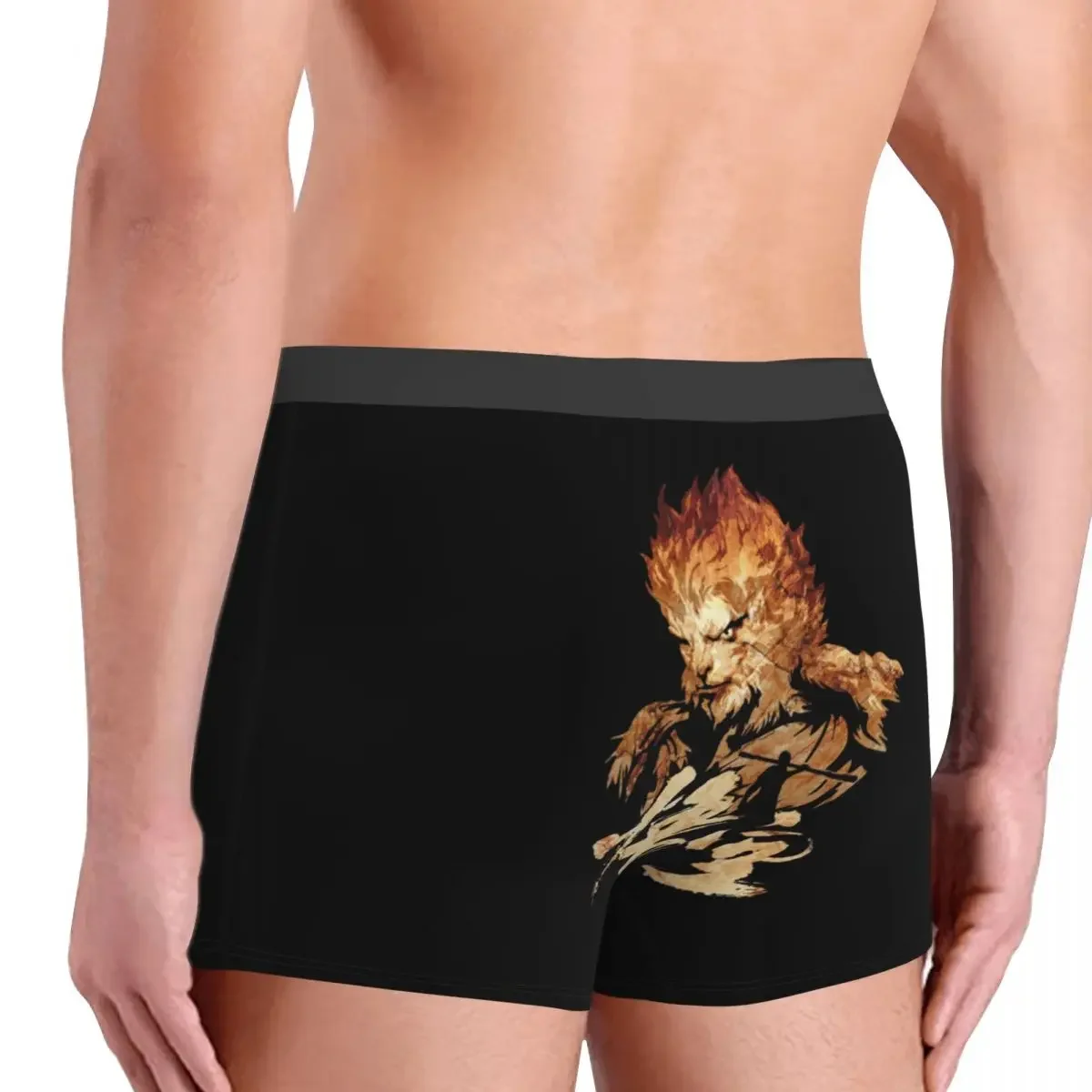 Custom Monkey King Wukong Myth Boxer Shorts For Homme 3D Print Video Game Lover Gaming Underwear Panties Briefs Soft Underpants image 4