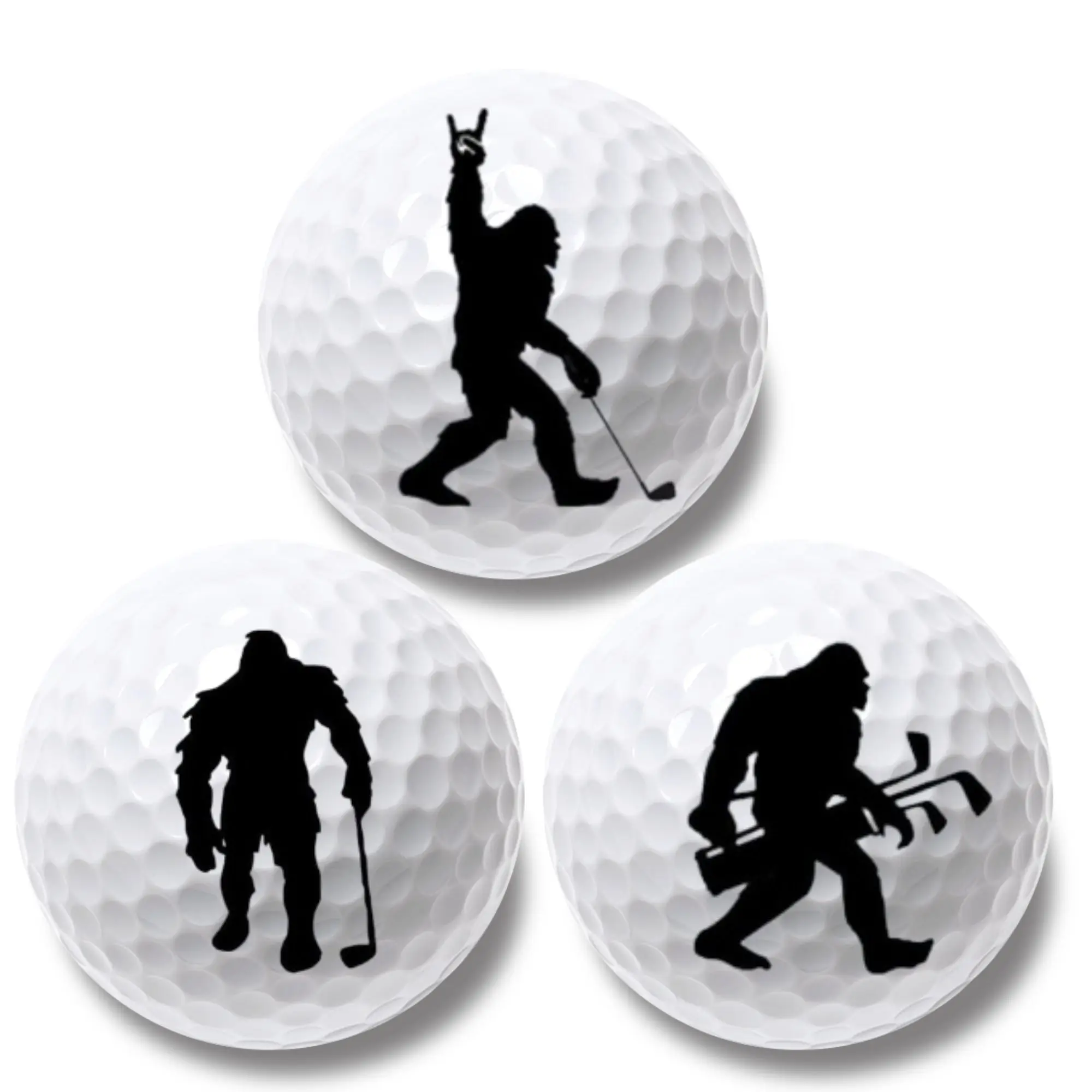 3 count Happy Birthday Golf Balls Gift Set Funny Novelty Golfer Present for Men Dad Golfing Fan One Standard Size Unit